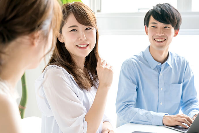 ミーティングも意見が出しやすいので、いろいろなアイデアが飛び交います。